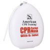 American CPR Pocket Mask, Plastic Case, Adult/Child/Infant with O2 Inlet