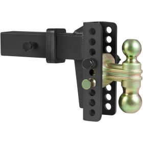VEVOR Adjustable Trailer Hitch, 6-Inch Drop & 4.5-Inch Rise Hitch Ball Mount with 2.5-Inch Receiver, Solid Tube, 14,500 lbs GTW