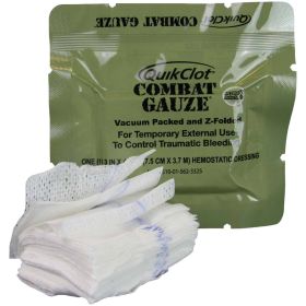 QuikClot Combat Gauze (Option: Z-Fold Military)