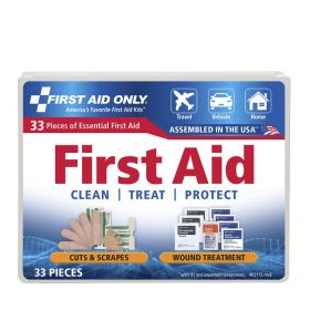 All Purpose First Aid Kit (Option: 34 Pieces)