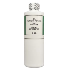 Hydrogen peroxide (Option: 3% 8 oz. plastic bottle 1 ea.)