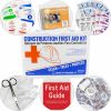 Bilingual OSHA Contractors First Aid Kit for Job Sites up to 25 People